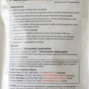 Authentix LFD Test Kit x 1 (single)